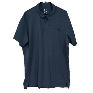 Arcteryx Polo Shirt Men's XL Gray Short Sleeve Logo Outdoor‎ Cotton Blend